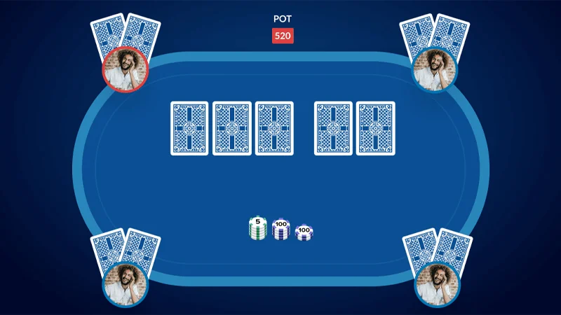 Bài Poker tại Sun52: Bỏ túi các bí kíp chơi cực hay 3 Nên chọn chơi tại bàn đối thủ có tài chính tương đương